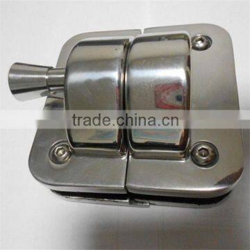 fully ss316 mirror glass door magnetic latch
