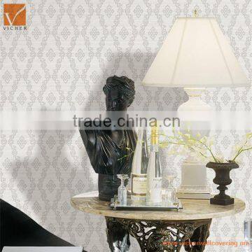 Commercial Pvc Vinyl Embossing Coated Wallpaper Modern Washable Vinyl Wallcoverings photo-3