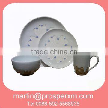 Chinese ceramic tableware set of 16pcs