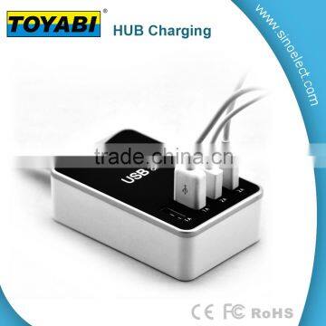 Superspeed Compatible 4 Port USB charging HUB Charger 4 Port USB Charger Desktop Charger