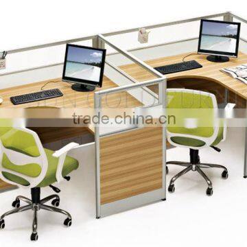 Modern office 2 person computer workstation desk (SZ-WSB396)