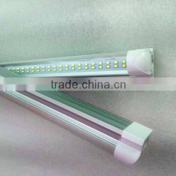 Shenzhen Victory Lighting T8 36W 44W Double Row Integrated Led Tube Light Clear/milky/stripy Cover 7000K