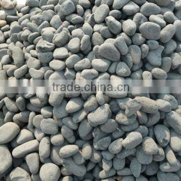 natural gray granite and marble pebble stone