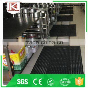 Anti-fatigue rubber mat for kitchen and workshop