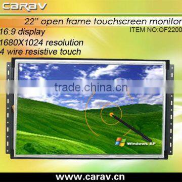 TFT Panel 1680*1050 open frame /22 inch open frame touch screen monitor