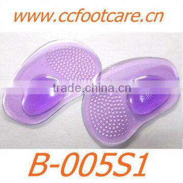 front gel insole with support for shoes