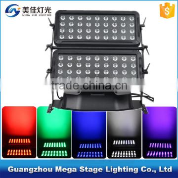 72x10w rgbw outdoor 4in1 led wall washer