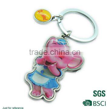 cute catoon printed keychain machine to make key chains supply in china