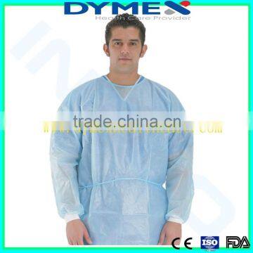 High Quality SMS Cheap Medical Disposable Nonwoven Medical Surgical Gown