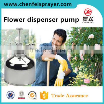 Plastic and chromed custom garden sprayer pump head nozzle sprayer for glass bottle