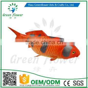 Greenflower 2016 Wholesale artificial PU fish Red carp China handmaking decoration