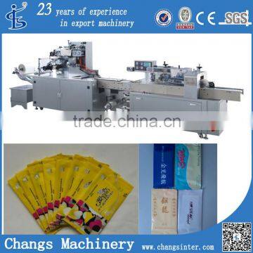 SJB-250A series custom vertical automatic wet wipes tissues packaging machines manufacturers in China