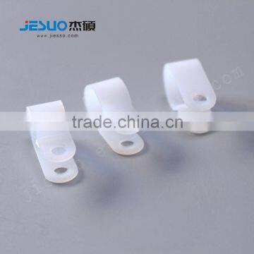 Factory price R type Nylon66 plastic Cable Clamps