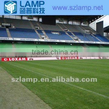 long length display in football field