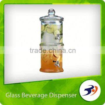 Wholesale eco-friendly beverage dispenser glass