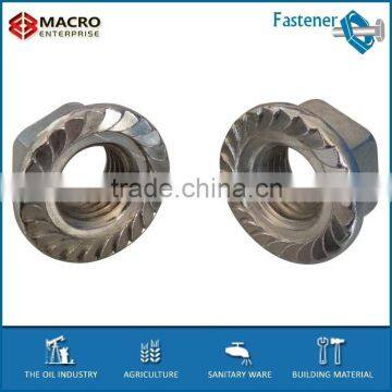 metric threads carbon steel high tensile flange nuts