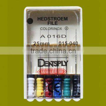 Dentsply Hedstroem File Colorinox dentsply files