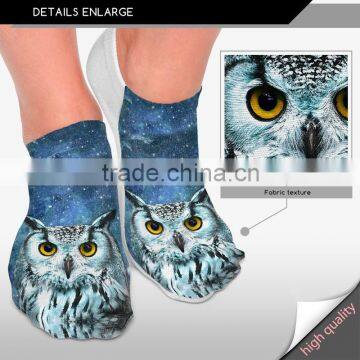 Fashion Cute Puppy Wear High Quality 3d Digital Full Print Colorful Ankle Socks Sports Unisex Custom Hot Sale Stretch Spandex photo-5