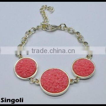 CORAL IBIZA ROCK Volcanic rock Lobster clasp 2014 wholesale alili express fashion bracelet jewelry