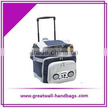 Foldable Shopping Trolley Ice Bag With Chair