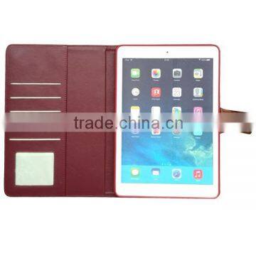 Fashion Clear TPU Plastic Card Holder Leather Case for IPad Air photo-3