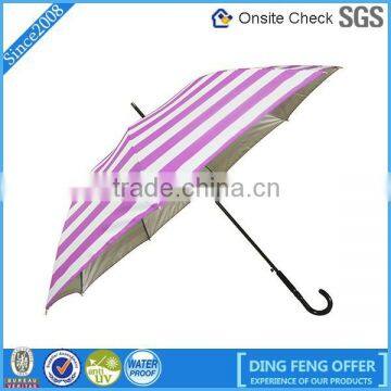 Straight umbrella with carbon fiber umbrella stand