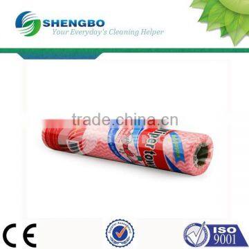 Furniture cleaning towel roll 25*28cm red green orange blue