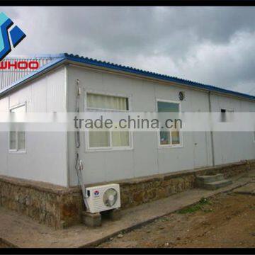 Light frame steel and glass prefabricated steel frame house