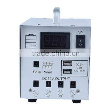 10w home solar system with lights