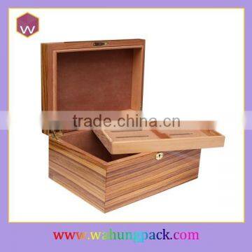 Unfinished Wooden Cigar Cases/humidors for Sale