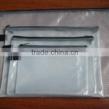 plastic pvc clear net bag