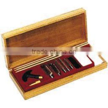 Universal Wooden Presentation Gun Cleaning Kit