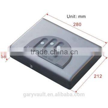 Wholesale- MD500 Micro Vault Digit Code Jewelry Car Gun Portable Security Storage Mini Steel Safe Box Mini Ipad Safe / Gun Vault photo-2