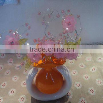 High quality colorful acrylic fresh flower vases