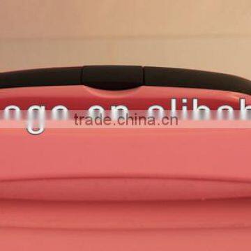 Hard Shell ABS PC Cream Pink Printed Hard Case Luggage photo-3