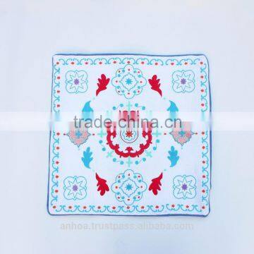 Suzani Embroidered Pillowcase, Cushion Cover photo-3