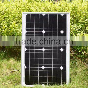 40W mono tempered glass laminated solar panel PV solar modules