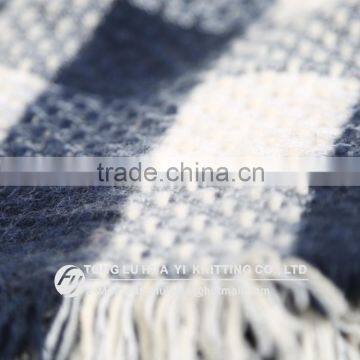 Jacquard Pattern Woven 100% Acrylic Logo Scarf photo-5