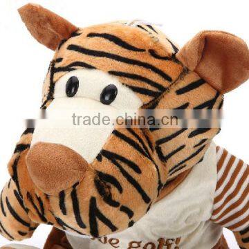 High quality custom sitting plush toys tiger