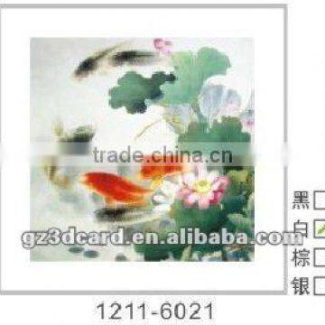 Originator unique 3d mininature picture 3d picture in China best sale chinese ink painting