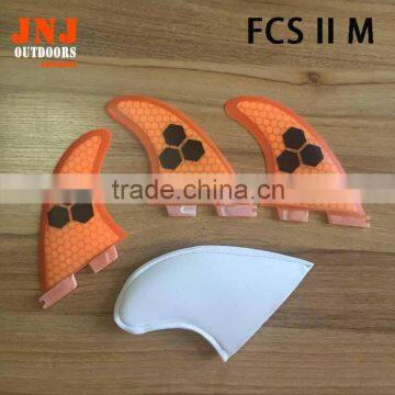 2016 High quality FCS 2 M fins with fiberglass honey comb material for surfing (Tri-set)G5 FCS2