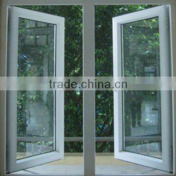 60 series Europe style pvc windows,double opening window