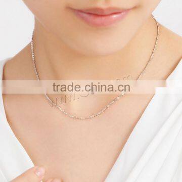 925 sterling silver thick chain wholesale bijoux necklace