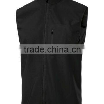 mens stylish functional outdoor softshell waterproof vest