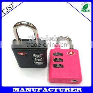 2015 New Design 3 Digital Electroplated Wheel TSA Locks