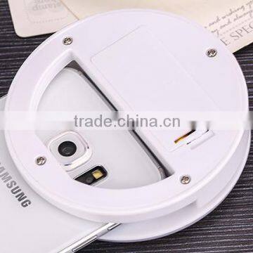 Wired Selfie Stick, Foldable Mobile Selfie Stick with Built-in LED Flash light and mirror for Iphone 6 Plus