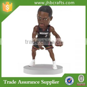 Polyresin sports bobble head custom for fan gift