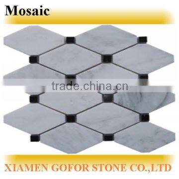 White Cream Marble Mosaic,Oriental White Marble Mosaic