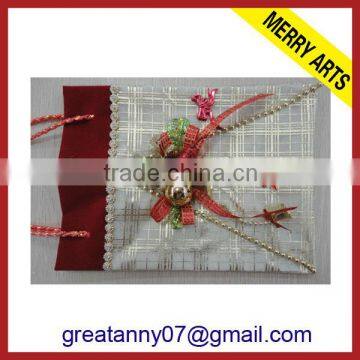 China Supplier Promotional Santa Claus Peacock Gift Bag Christmas Bags