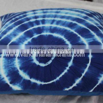 Wholesale Indian Custom Design100% Handmade Shibori Printed Sofa Cushion Cover"16*16"